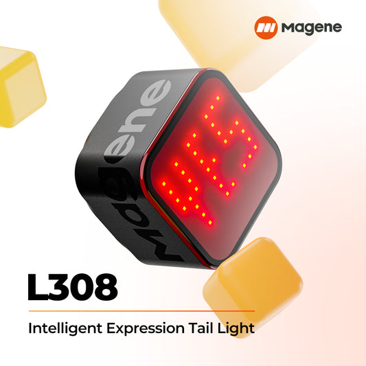 Magene - L308 Intelligent Expression Tail Light -Seat Post Mount-