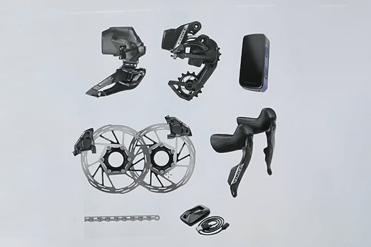 SRAM - FORCE AXS 2X E1 Groupset 160mm Crankset 50/37T Chainring w/Powermeter