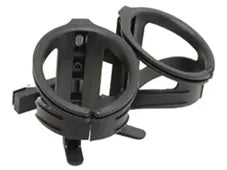 Pro Series - BIDON CAGE - Double Bottle Cage, Pro Series, Attaches To Saddle Rails, Plastic, Black