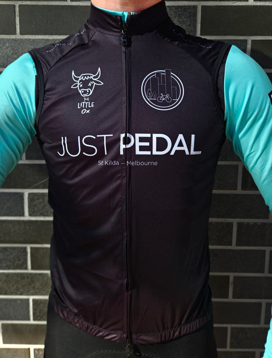 Just Pedal - 2026 Wind Vest Black