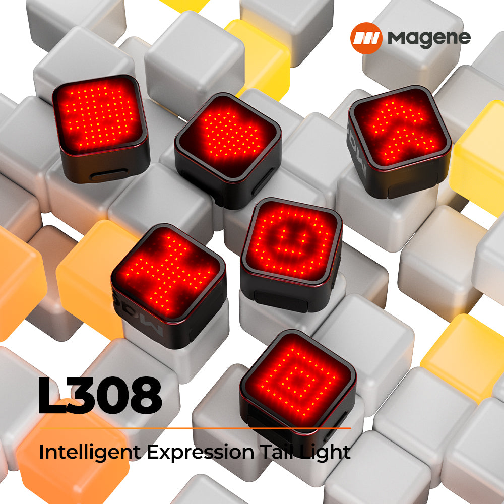 Magene L308 Intelligent Expression Tail Light -Seat Post Mount-