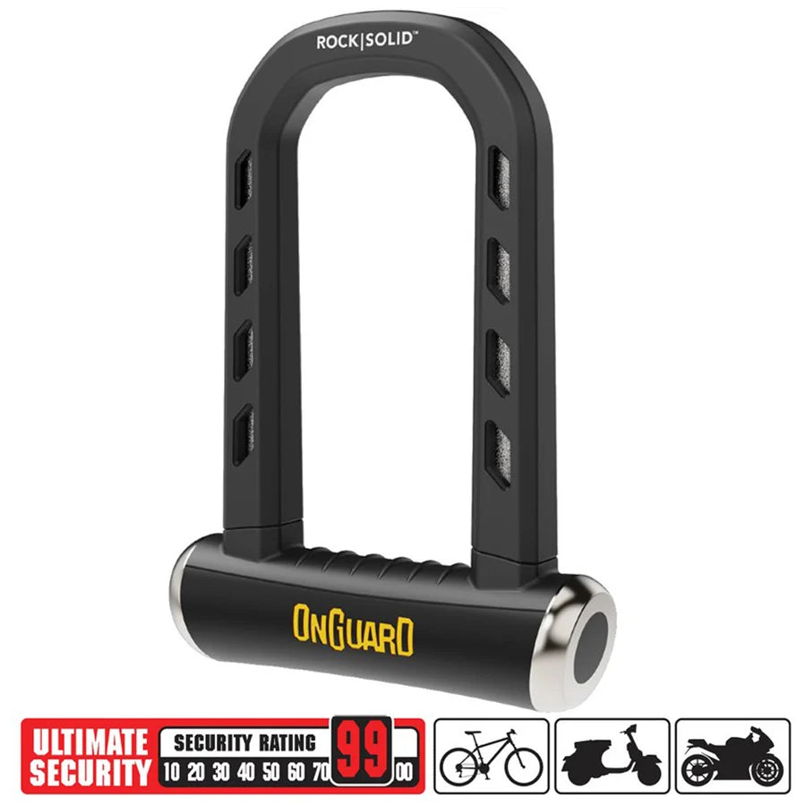 Onguard - Rocksolid 8590 9x17.5cm Key U-Lock