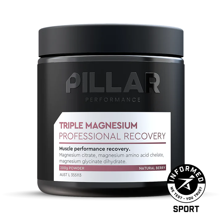 Pillar - Triple magnesium natural berry 200g Oral Powder