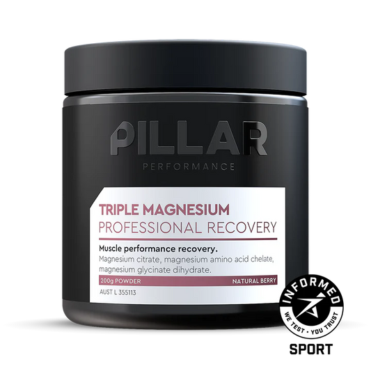 Pillar - Triple magnesium natural berry 200g Oral Powder
