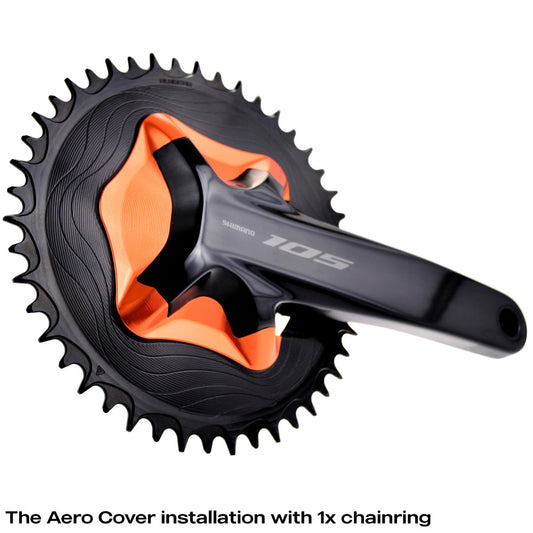 Alugear - Cover R7100 for ALUGEAR chainrings (12-sp. 105 cranks)