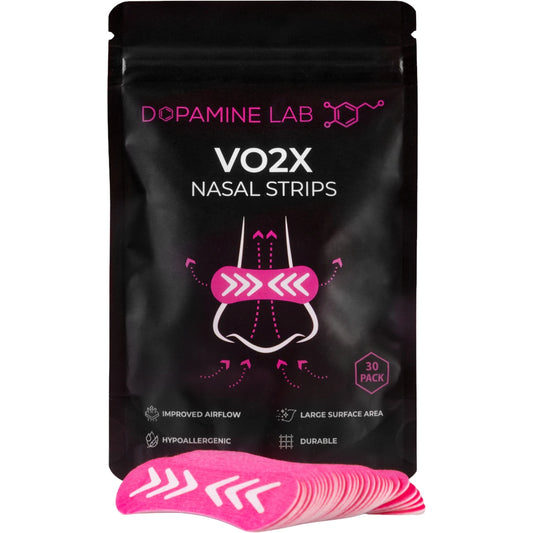 Dopamine Lab - VO2X Nasal Strips 30 Pack (Pink)