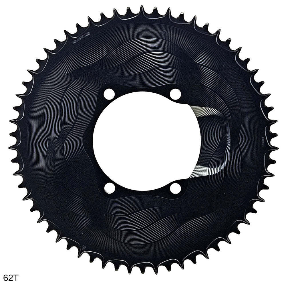 Alugear - Round 1-speed for 12sp 110 BCD 4b Shimano Asymmetric Road