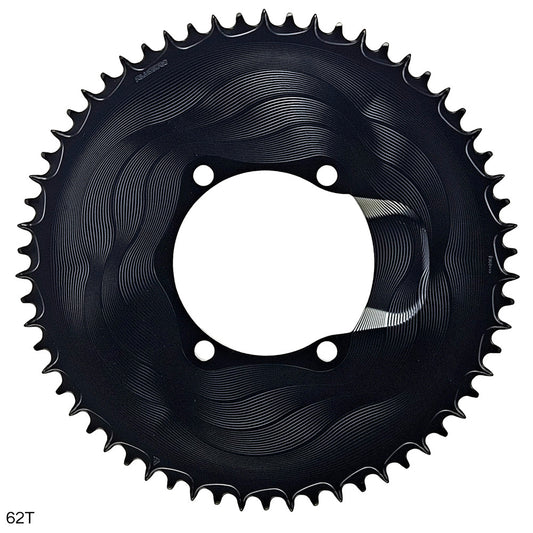 Alugear - Round 1-speed for 12sp 110 BCD 4b Shimano Asymmetric Road