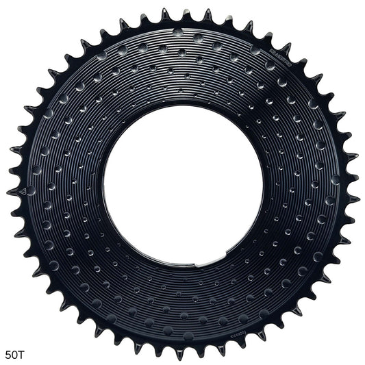 Alugear - Chainring 1X Round Threadmount 6.5mm aero Road/Gravel