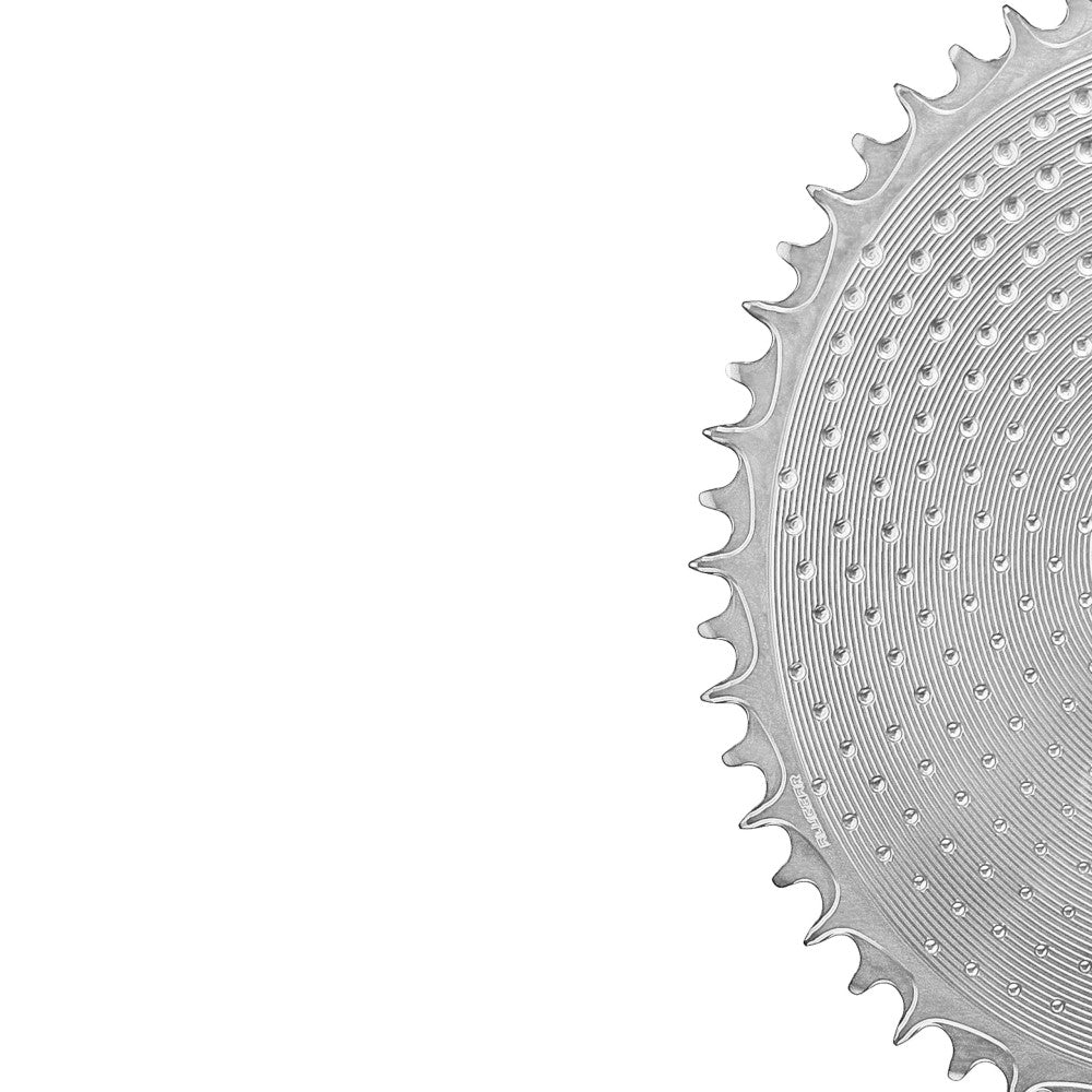Alugear - Chainring 1X Round Threadmount 6.5mm aero Road/Gravel